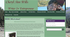 Desktop Screenshot of cherylannwills.com